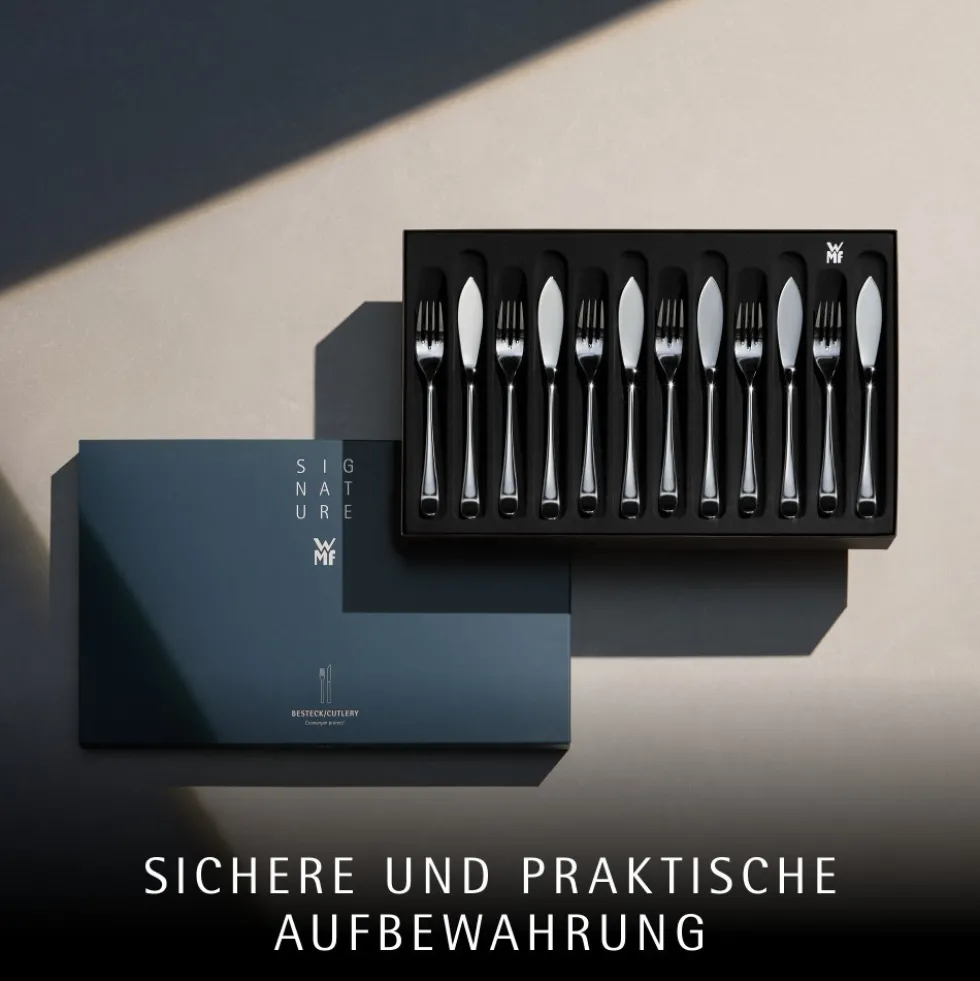 Merit Fischbesteck-Set, 12-teilig, Cromargan protect®