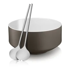 Moto Salat-Set, 3-teilig, lavagrau