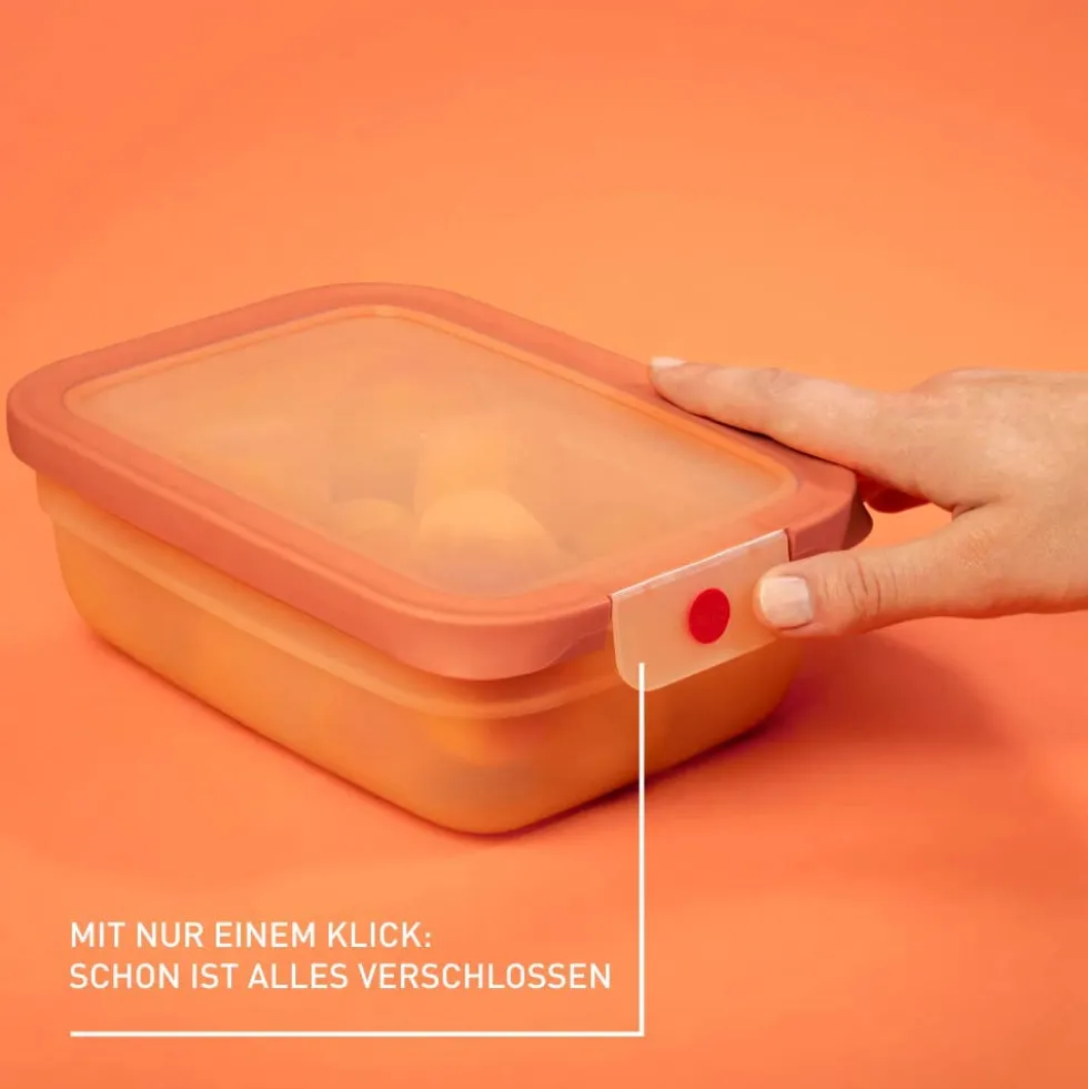 oneClick Frischhaltedosen 3-teiliges Space Saving Set (0,5 / 1,2 / 2,3 L) N12303