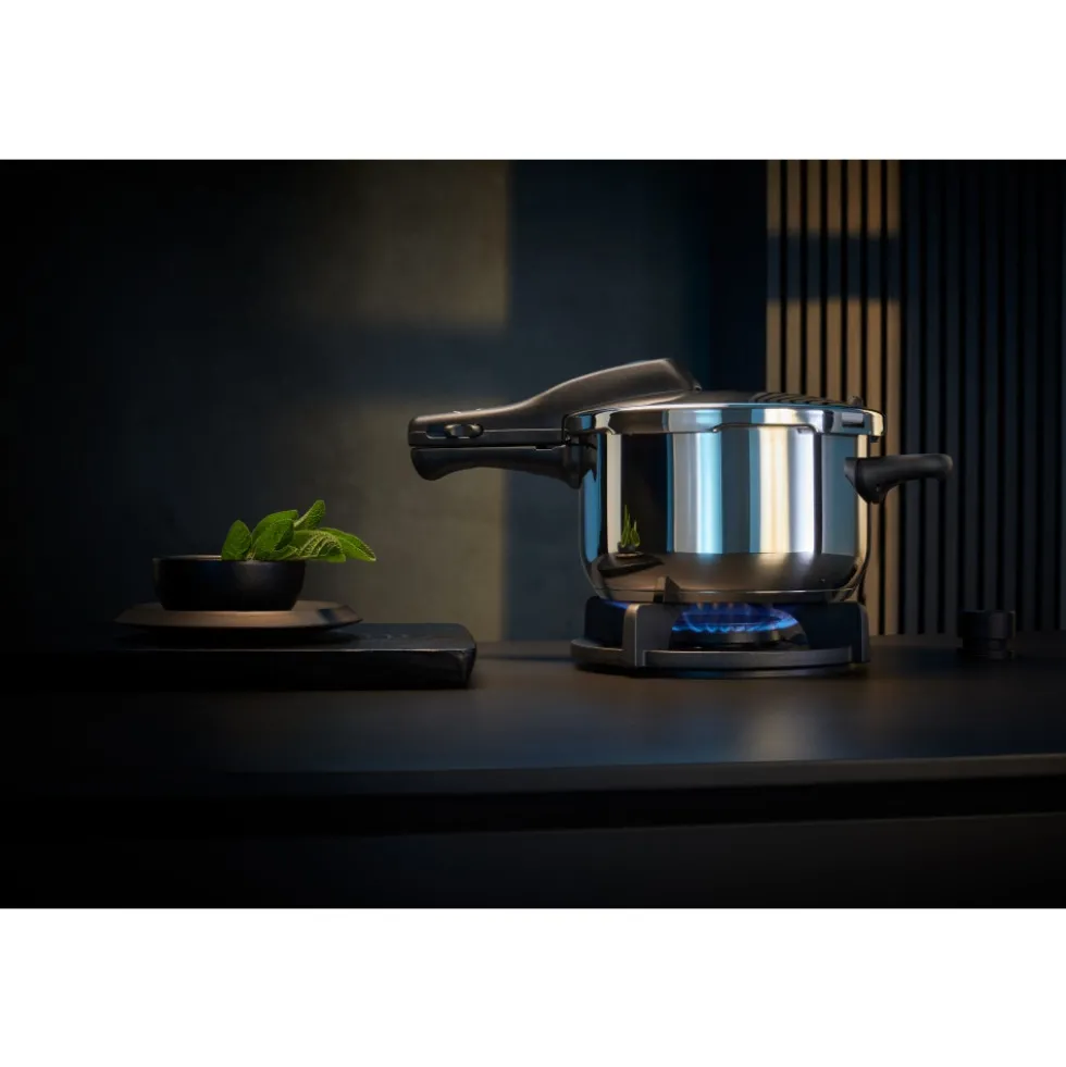 Perfect One Pot Schnellkochtopf mit Dampfgareinsatz, 22 cm, 6,5 Liter