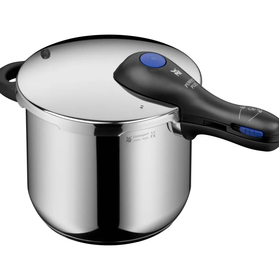 Perfect Plus One Pot Schnellkochtopf mit Dampfgareinsatz, 22 cm, 6,5 Liter