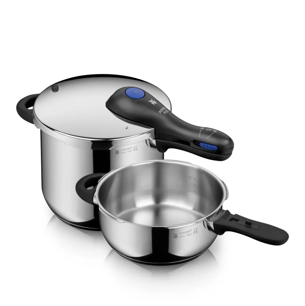 Perfect Plus One Pot Schnellkochtopf-Set, 22 cm, 6,5 und 3,0 Liter