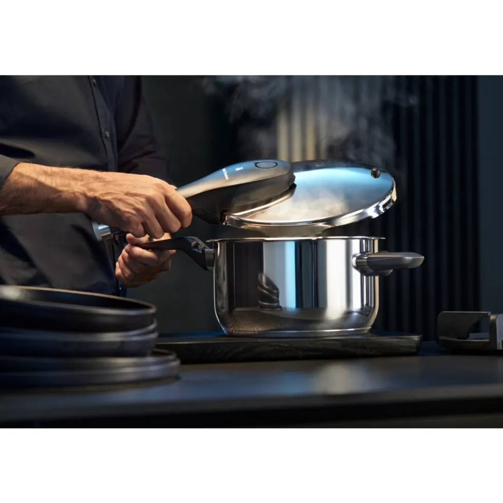 Perfect Premium One Pot Schnellkochtopf-Set mit Dampfgareinsatz, 22 cm, 4,5 und 3,0 Liter