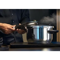 Perfect Premium One Pot Schnellkochtopf-Set mit Dampfgareinsatz, 22 cm, 6,5 und 3,0 Liter