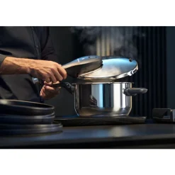 Perfect Premium One Pot Schnellkochtopf-Set mit Dampfgareinsatz, 22 cm, 4,5 und 3,0 Liter, stapelbar