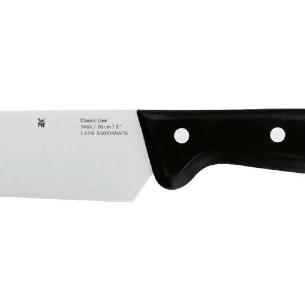 Set: Classic Line Messer-Set, 6-teilig mit Schneidebrett Akazie, 40 x 32 cm