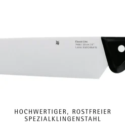 Set: Classic Line Messer-Set, 6-teilig mit Schneidebrett Akazie, 40 x 32 cm
