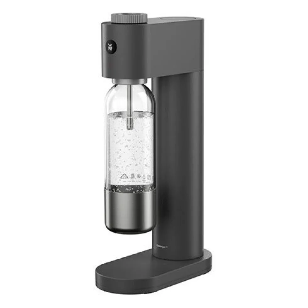 Set: Element One Wassersprudler, Lava, mit Wasserkaraffe und Reinigungsbürste