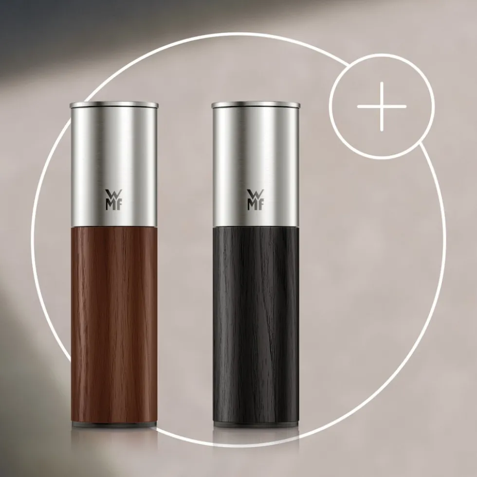 Set: Nature Pro Gewürzmühlen in braun und schwarz