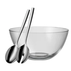 Set: Taverno Salat-Set, 3-teilig, Gourmet Salatschleuder und Classic Line Gemüsemesser