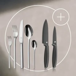 Set: Tavira Besteck-Set, 60-teilig und Touch Messer-Set, 2-teilig