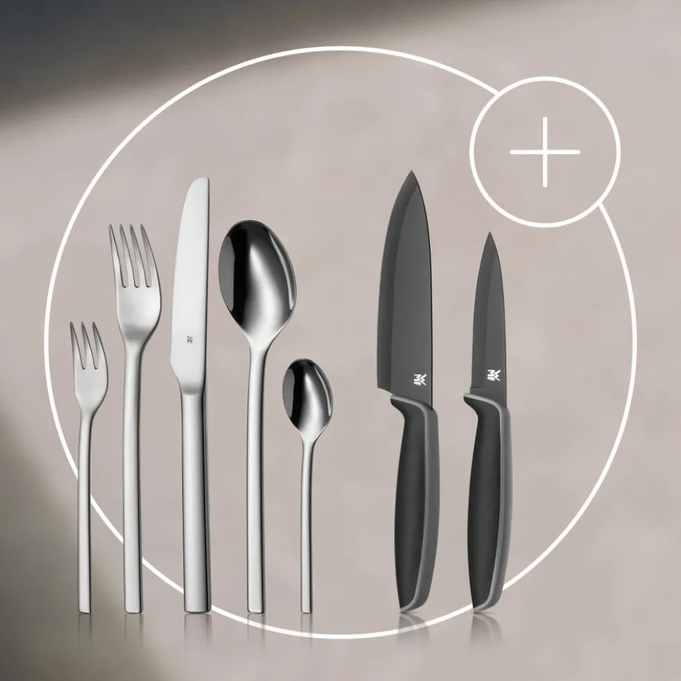 Set: Tavira Besteck-Set, 60-teilig und Touch Messer-Set, 2-teilig
