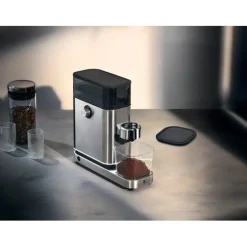 Set: WMF Lono Silk Espressomaschine und Espressomühle