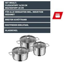 Silit Alicante Topf Set 3 teilig