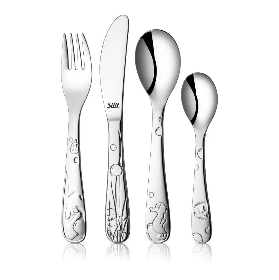 Silit Aquarama Kinderbesteck-Set, 4-teilig