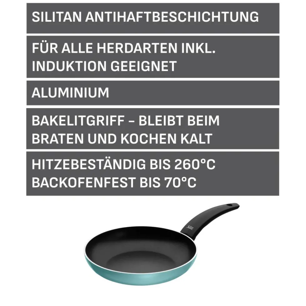 Silit Belluna Stielpfanne, 24 cm, Grün