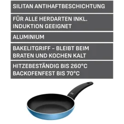 Silit Belluna Stielpfanne, 20 cm, Blau