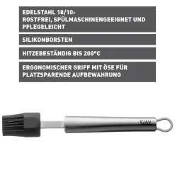 Silit Classic Line Back-/Marinadenpinsel, 21,5 cm