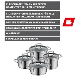 Silit Extra Cook Mini Topf Set 4 teilig