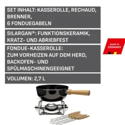 Silit Käsefondue-Set, 9-teilig