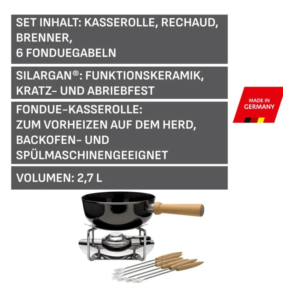 Silit Käsefondue-Set, 9-teilig