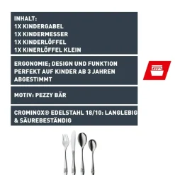 Silit Pezzy Kids Kinderbesteck-Set, 4-teilig