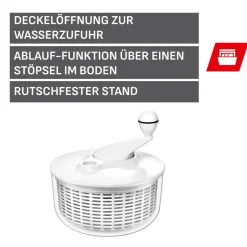 Silit Salatschleuder, Weiß