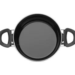 Silit Silargan® Modesto Bratentopf mit Deckel, 20 cm, Black