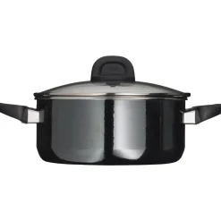 Silit Silargan® Modesto Bratentopf mit Deckel, 24 cm, Black