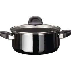 Silit Silargan® Modesto Bratentopf mit Deckel, 24 cm, Black
