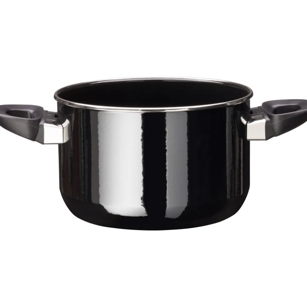 Silit Silargan® Modesto Kochtopf mit Deckel, 20 cm, Black