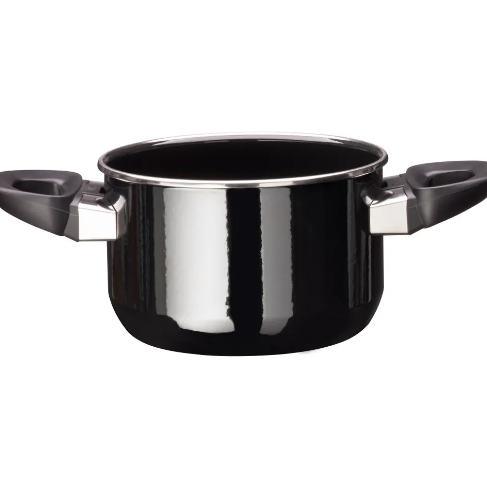 Silit Silargan® Modesto Kochtopf mit Deckel, 16 cm, Black