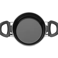 Silit Silargan® Modesto Kochtopf mit Deckel, 16 cm, Black