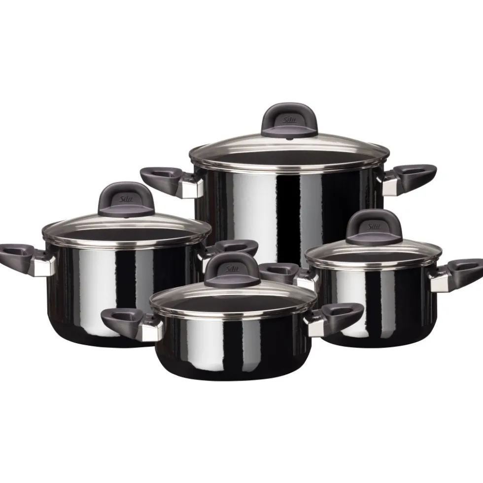 Silit Silargan® Modesto Topf-Set 4-teilig, Black