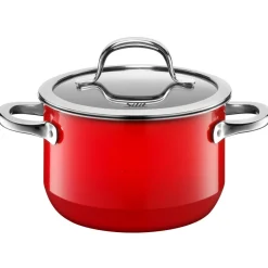 Silit Silargan® Passion Kochtopf mit Deckel, 16 cm, Red