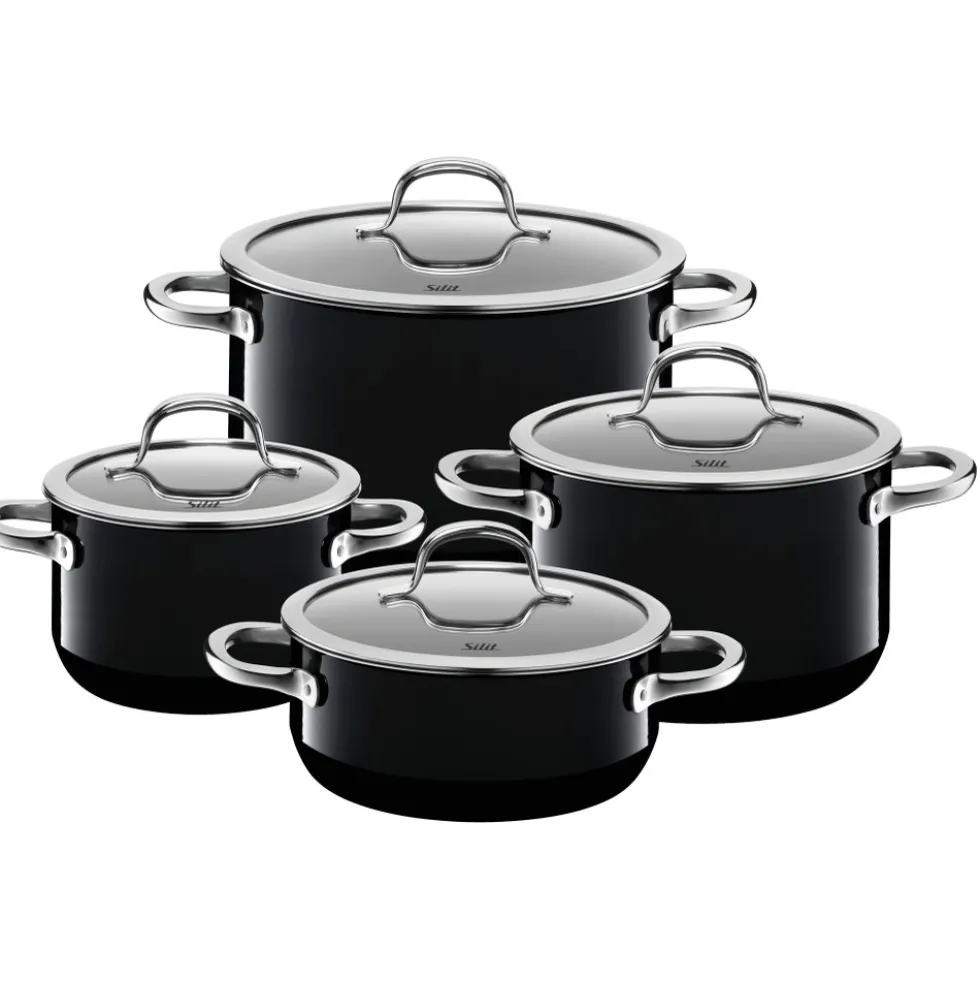 Silit Silargan® Passion Topf-Set, 4-teilig, Black