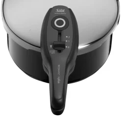 Silit Silargan® Sicomatic t-Plus Schnellkochtopf-Set, 22 cm, 4,5 l und 3,0 l, Black