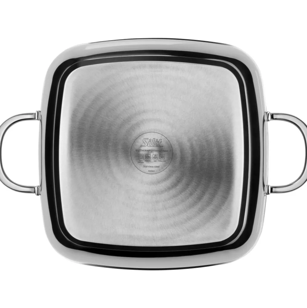 Silit Studio Schmorkasserolle mit Glasdeckel, 29 x 29 cm