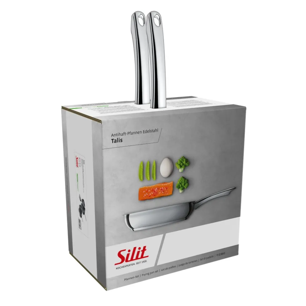 Silit Talis Pfannen-Set mit Pfannenwender, 20 & 24 cm