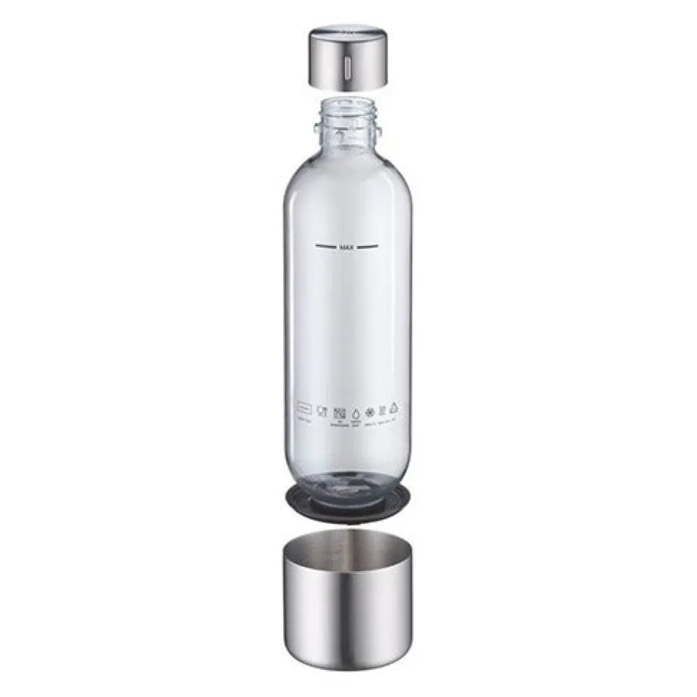 Starter-Set: Element One Wassersprudler mit PET-Ersatzflasche, Ice Flow