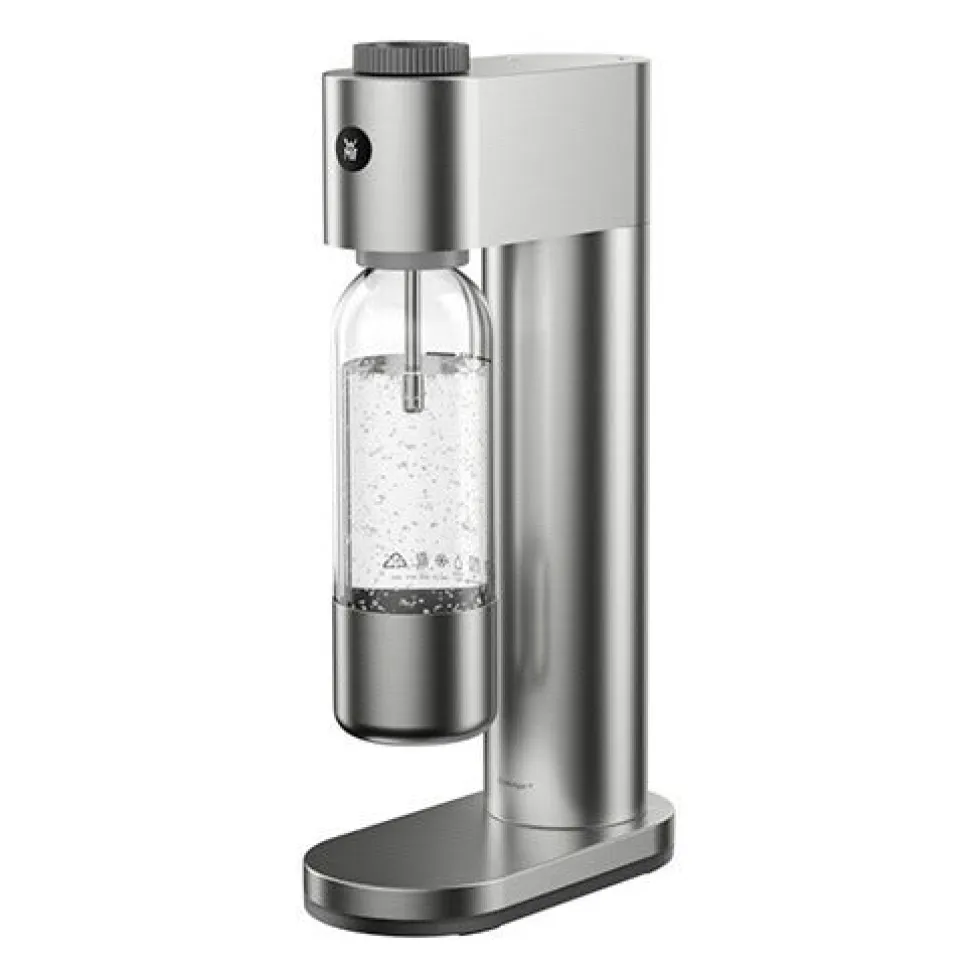 Starter-Set: Element One Wassersprudler mit PET-Ersatzflasche, Edelstahl