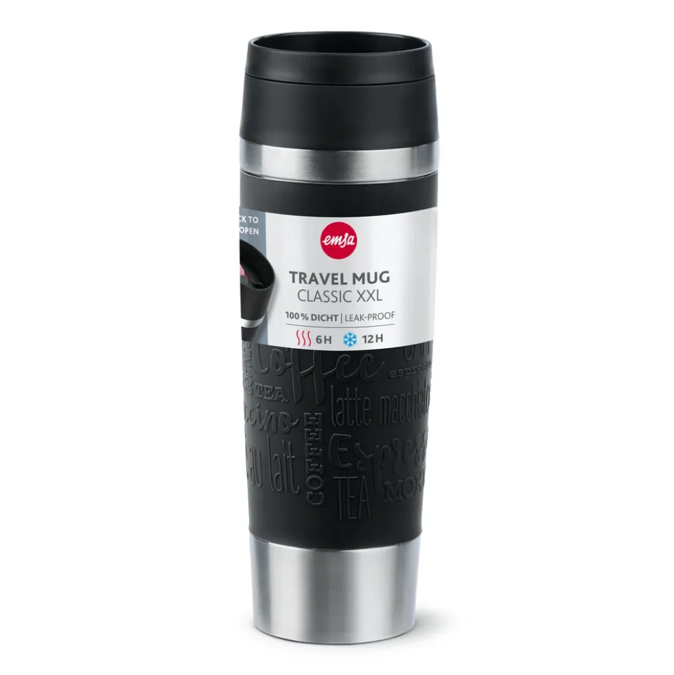 TRAVEL MUG CLASSIC ISOLIERBECHER 0,5L SCHWARZ N20220