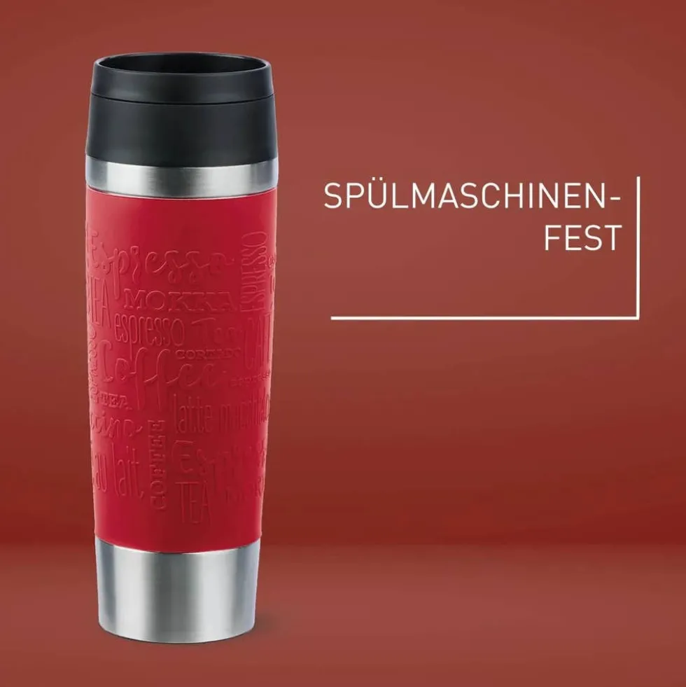 TRAVEL MUG CLASSIC ISOLIERBECHER 0,5L DUNKELROT N20222