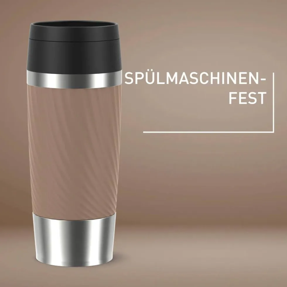 TRAVEL MUG CLASSIC TWIST ISOLIERBECHER 0,36L BRAUN N20253
