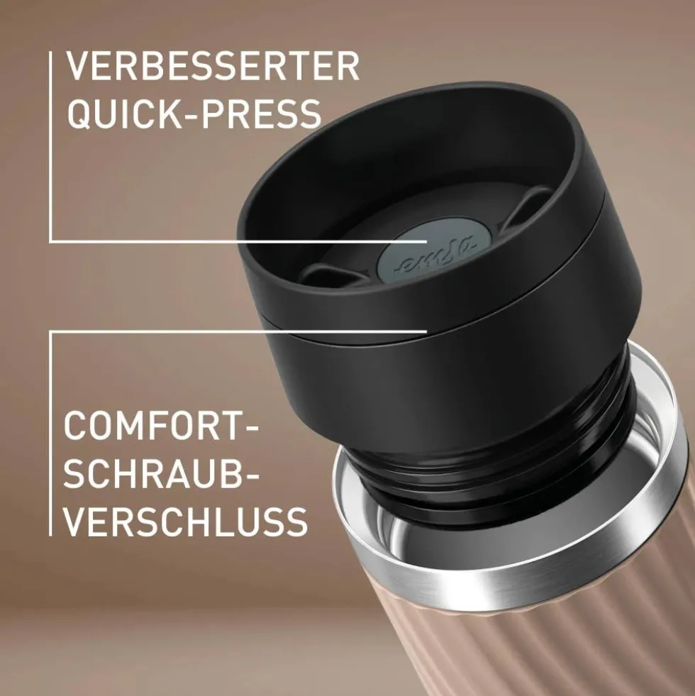 TRAVEL MUG CLASSIC TWIST ISOLIERBECHER 0,36L BRAUN N20253
