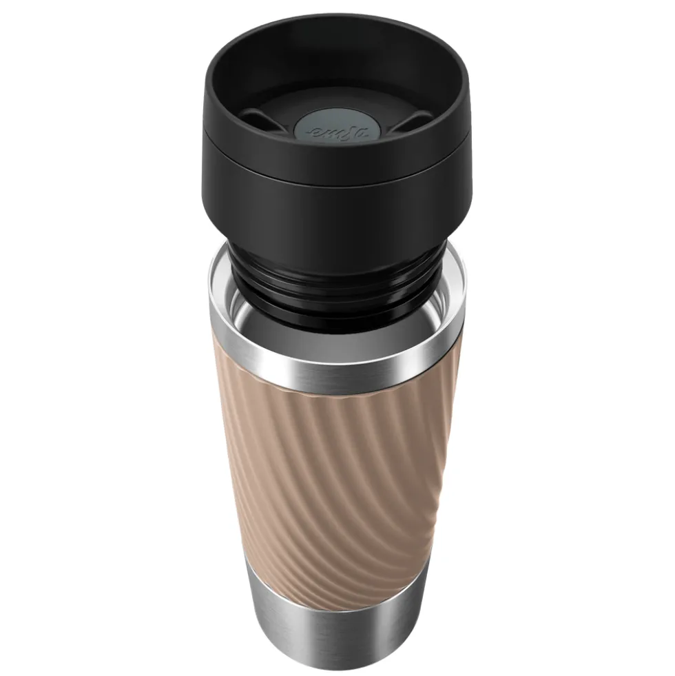 TRAVEL MUG CLASSIC TWIST ISOLIERBECHER 0,36L BRAUN N20253
