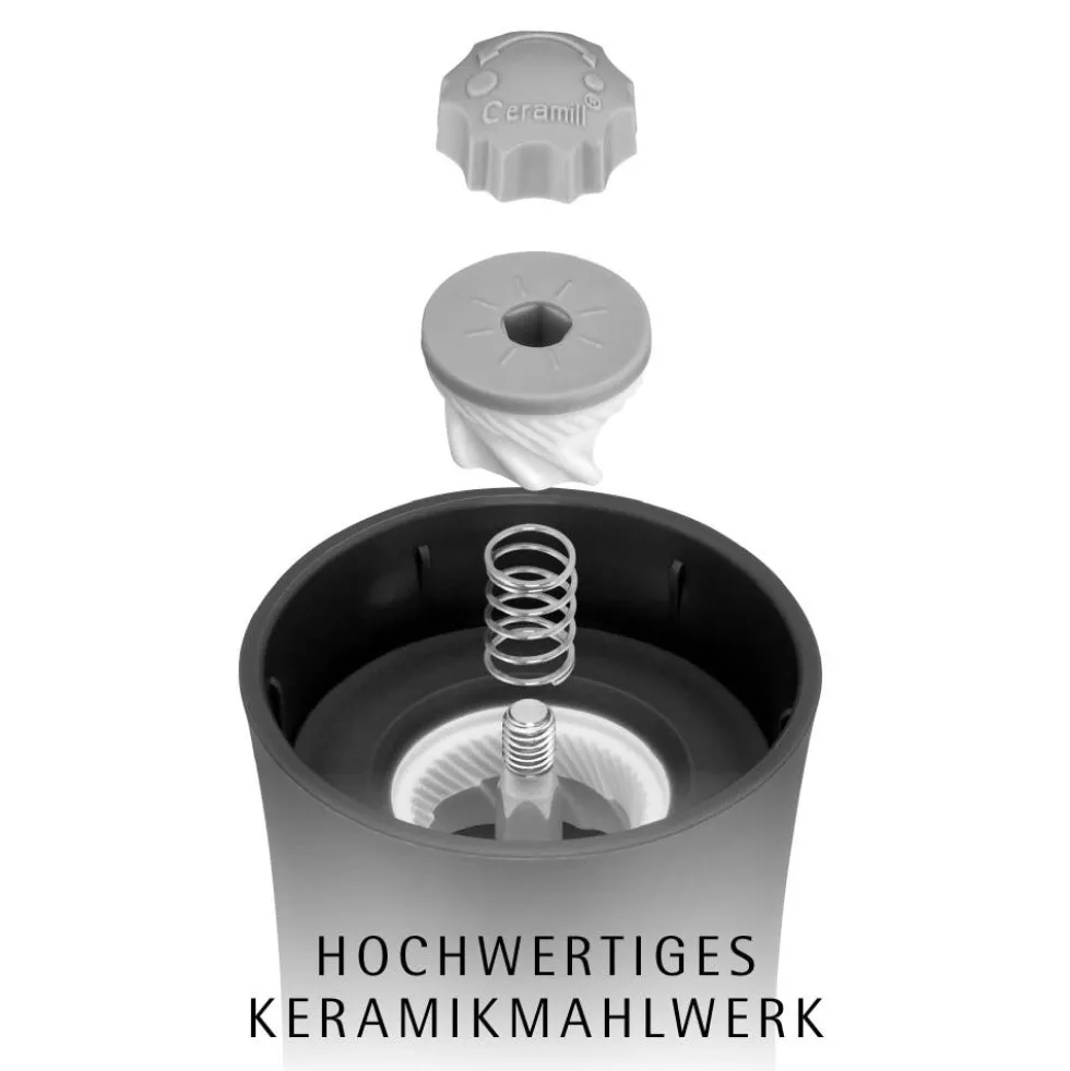 Trend Gewürzmühlen-Set, 2-teilig, grau