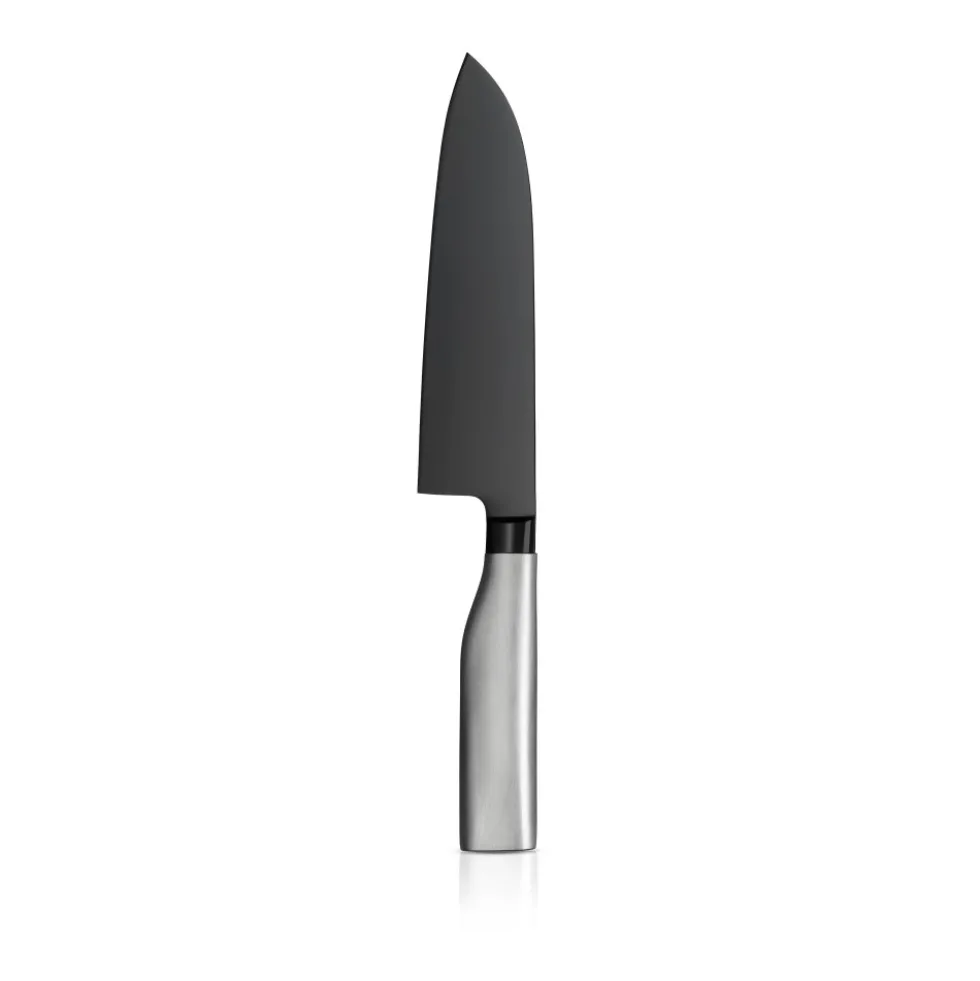 Ultimate Black Santokumesser, 18,5 cm