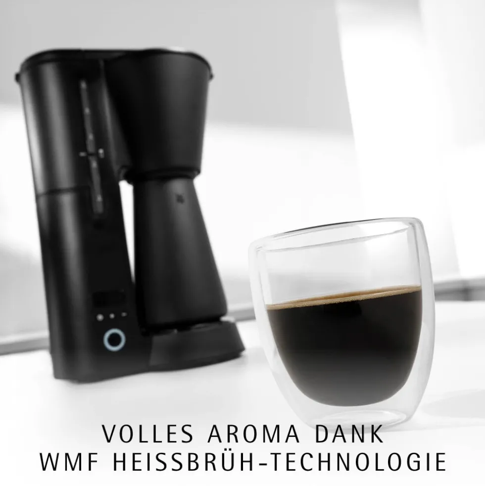 WMF KÜCHENminis Aroma Kaffeemaschine Thermo to go, Deep Black