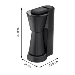 WMF KÜCHENminis Aroma Kaffeemaschine Thermo to go, Deep Black